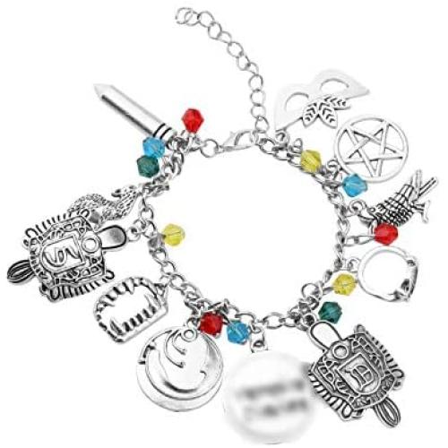 SEIRAA Fans Gift Vampire Diaries Movie Charm Bracelet Cosplay Costume Jewelry for Women Girls