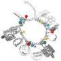 SEIRAA Fans Gift Vampire Diaries Movie Charm Bracelet Cosplay Costume Jewelry for Women Girls