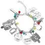 SEIRAA Fans Gift Vampire Diaries Movie Charm Bracelet Cosplay Costume Jewelry for Women Girls SEIRAA Fans Gift Vampire Diaries Movie Charm Bracelet Cosplay Costume Jewelry for Women Girls