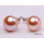 JYX Pearl Necklace Set AA+ Quality 7-8mm Natural Freshwater Cultured Round Pearl Necklace Bracelet and Earrings Set