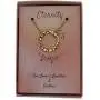 Friendship Necklace, 18K Gold-Plated Dented Ring Circle Pendant for Women & Girls. Beautiful Gift Box with a special message for your loved ones. Great gift for Wife, girlfriend or Daughter