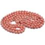 JYXJEWELRY Long Strand Pink Coral Necklace 9mm Handmade Coral Beads Opera Endless Necklace 56''
