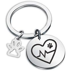 AKTAP Veterinarian Keychain Veterinarian Gift Idea Vet Tech Jewelry Veterinarian Graduation Gifts