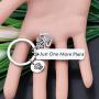 CYTING Plant Lover Gift Just One More Plant Keychain Gardening Jewelry Houseplant Appreciation Day Crazy Plant Lady Gift for Florist Farmer