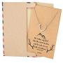 Quan Jewelry Deer Antler Pendant Gemini Necklace, Birthday Gifts for Women, Animal Handmade Jewelry Gift with Inspirational Quote on Greeting Card