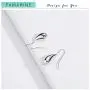 FAMARINE Teardrop Earrings for Women, Simple Elongated Drop Dangle Earrings Fashion Gift for Girls, Gold Silver FAMARINE Teardrop Earrings for Women, Simple Elongated Drop Dangle Earrings Fashion Gift for Girls, Gold Silver