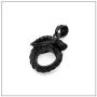 Heavstjer Hip Hop Stainless Steel Dragon Head Medallion Pendant Necklace,22inches Link Chain