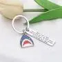 AKTAP Shark Keychain Shark Stuff Diver Jewelry Advice from A Shark Take A Bite Out of Life Shark Gifts for Shark Lovers AKTAP Shark Keychain Shark Stuff Diver Jewelry Advice from A Shark Take A Bite Out of Life Shark Gifts for Shark Lovers