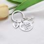 BAUNA CNA Keychain Certified Nursing Assistant Gift Always Remember You’re Braver Than You Believe Inspiration Jewelry for Medical Student Nurses