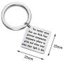 AKTAP Social Worker Gifts Social Worker Jewelry You Matter More Than You Think Thank You Key Chain Gift for Social Worker Volunteer Employee