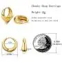 UILZ Chunky Hoop Earrings for Women, Small 14K Gold Plated Hypoallergenic Cute Huggie Lightweight Girls Tiny Hoop Earrings UILZ Chunky Hoop Earrings for Women, Small 14K Gold Plated Hypoallergenic Cute Huggie Lightweight Girls Tiny Hoop Earrings