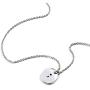 Yolanda Stainless Steel Heart Semicolon Necklace Motivational Inspirational Gift Hand Stamped Jewelry