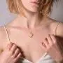 Hidepoo Heart Initial Necklaces for Women Girls, 14K Gold Filled Dainty Heart Pendant Letter Alphabet Necklace Cubic Zirconia Cute Initial Heart Necklace for Women Kids Girls Jewelry Gifts
