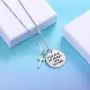 925 Sterling Silver Faith Hope Religious Jewelry Cross Necklace With God All Things Are Possible Inspirational for Women Girls Teens