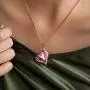 Meow Star Crystal Necklace for Women Healing Crystal Heart Necklace Crystal Jewelry for Gifts for Party/Anniversary Day/Birthday Meow Star Crystal Necklace for Women Healing Crystal Heart Necklace Crystal Jewelry for Gifts for Party/Anniversary Day/Birthday