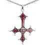 St peter inverted Upside down Gothic Jewelry Cross Silver Pewter Pendant Necklace Charm Amulet w chain St peter inverted Upside down Gothic Jewelry Cross Silver Pewter Pendant Necklace Charm Amulet w chain