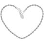 Lifetime Jewelry 3mm Rope Chain Bracelet 24k Real Gold Plated for Women and Men 7'' 8'' and 9''