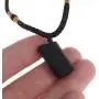 Natural Black Tourmaline Stone Necklace Crystal Black Tourmaline Pendant Original Stone Ore Jewelry Accessories