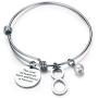 CJ&M Aunt Niece Bracelet Bangle Bracelet - Aunt Jewelry- Bracelets for Aunts and Nieces-Gift for Special Aunt & Niece