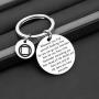 MAOFAED Sobriety Gift Recovery AA Alcoholics Anonymous Birthday Gift Addiction Recovery Gift Sober Keychain New Beginnings Gift
