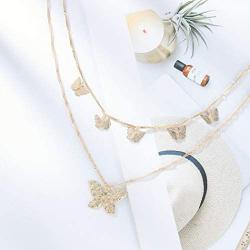 Dresbe Dainty Butterfly Choker Necklaces Gold Layered Neck Chain Hollow Neck Jewelry Accessories for Women and Girls