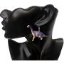 6-12 Pairs Cute Cartoon Dinosaur Drop Dangle Earrings Set Colorful Exaggeration Resin Animals Earrings for Women Girls Funny Party Cool Jewelry Creative Gifts
