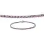 Dazzlingrock Collection 14K Round Cut Real Pink Sapphire Ladies Tennis Bracelet, White Gold Dazzlingrock Collection 14K Round Cut Real Pink Sapphire Ladies Tennis Bracelet, White Gold