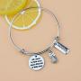 AKTAP IVF Gift Warrior Pineapple Bracelet All I Need To Faith Trust and A Little Bit of Baby Dust TTC Infertility Encouragement Gift for Her