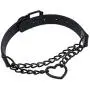 FM FM42 PU Simulated Leather Black-Tone/Silver-Tone Gothic Punk Heart Ring Cuban Curb Link Chain Adjustable Neckband Collar Choker (16 Colors) FM FM42 PU Simulated Leather Black-Tone/Silver-Tone Gothic Punk Heart Ring Cuban Curb Link Chain Adjustable Neckband Collar Choker (16 Colors)