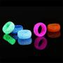 Nanafast Glow Resin Ring Christmas Luminous Ring Toy Gift for Kids Men Women Size 6-11