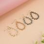 PLTGOOD Daisy Drop Dangle Earrings for Women Girls - Handmade Bohemian Miyuki Delica Beads Tear Statement Earrings Vintage Fashion Jewelry