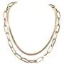 TinaRice Layered Chain Necklace Link Paperclip Choker Necklaces Gifts for Women Jewelry