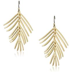 Lucky Brand Palm Leaf Drop Earrings