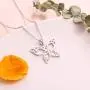 925 Sterling Silver Celtic Knot Butterfly Pendant Necklace for Women Butterfly Lovers Gifts Jewelry 925 Sterling Silver Celtic Knot Butterfly Pendant Necklace for Women Butterfly Lovers Gifts Jewelry
