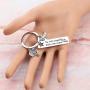 HOLLP Memorial Jewelry Fly with Angels Dunk with Stars Basketball Fans Keychain Sympathy Gift Remembrance Gift Guardian Angel Gift Souvenir for Basketball Fans Teens