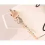 Womens Bracelet Hot Trendy Jewelry Rose Gold Cute Zircon Cat Bracelets Charms Bracelets Bangle with Diamond Alloy Jewelry for Women Children Girl DIY Jewelry Gifts