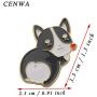 CENWA Corgi Dog Pin Enamel Brooch Lapel Puppy Pet Jewelry Dog Mom Gift Corgi Butt Pin Cute Dog Enamel Pin Brooch Puppy Gift