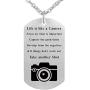 Photographer Gift Inspiration Gift Pendant Necklace Dog Tag Jewelry Keychain