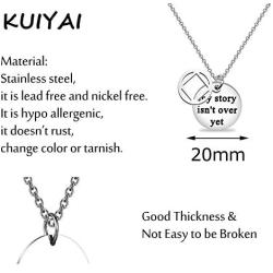 NA Necklace My Story isn’t Over Yet Necklace Sobriety Gift Recovery NA Narcotics Anonymous Birthday Gift NA Necklace