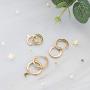 NEWITIN 6 Pairs Small Hoop Earrings 925 Sterling Silver Earring Stud Hypoallergenic Earrings Cubic Zirconia Huggie Earrings Piercing Ear Cuff Cartilage Hoop Earrings for Women Girls