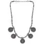Efulgenz Boho Vintage Antque Ethnic Gypsy Tribal Indian Oxidized Silver Leaf Tassel Statement Choker Collar Necklace Jewelry Efulgenz Boho Vintage Antque Ethnic Gypsy Tribal Indian Oxidized Silver Leaf Tassel Statement Choker Collar Necklace Jewelry
