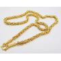 arrawana77 Necklace Jewelry Chain Gold 22k 23k 24k Thai Baht Yellow Gold Plated Link Necklace 26 Inch, 60 Grams, 6 MM for Buddha Pendant, The Look & Feel of Solid Gold