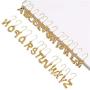 Comformate Metal Letter Earrings for Women Gold Color Brincos Drop Earrings Female Bohemian Alphabet Long Earings Fashion Jewelry