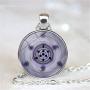(4 Pack) Naruto Write Round Eye Pendant Chain Necklace - Metal