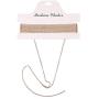 Rhinestones Choker Necklace Double Layer Full Crystal Wide Y Collar Necklace Sexy Dainty CZ Diamond