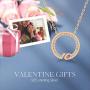 CDE 925 Sterling Silver 5th 10th 15th 16th 17th 18th 19th Birthday Gift Necklace Mothers Day Jewelry Gifts for Women Wife Girl Daughter Girlfriend Wedding Anniversary