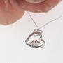 Heart Sister Elephant Necklace Sterling Silver Cubic Zirconia Engraved Always My Sister Forever My Friend 18 Inch Rolo Chain Plus Pendant Charm Love Jewelry Gifts For Women Girls Best Friend