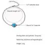 Agvana Turquoise Bracelet Sterling Silver Created Blue Turquoise Bracelet December Birthstone Jewelry Christmas Gifts for Women Teen Girls Mom Grandma Wife Daughter, Adjustable Chain 6.7+1.6 Agvana Turquoise Bracelet Sterling Silver Created Blue Turquoise Bracelet December Birthstone Jewelry Christmas Gifts for Women Teen Girls Mom Grandma Wife Daughter, Adjustable Chain 6.7+1.6
