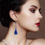Pollenzic 18 Pairs Bohemian Tassel Earrings Set Colorful Long Layered Dangle Tassel Earrings，For Women Girls Valentine Birthday Party Gift Statement Earrings