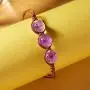 Rinhoo Handmade Dry Pressed Flower Cherry Blossom Gemstone Glass Cover Charms Adjustable Rope Strand Bangle Bracelet Women Girls Jewelry Rinhoo Handmade Dry Pressed Flower Cherry Blossom Gemstone Glass Cover Charms Adjustable Rope Strand Bangle Bracelet Women Girls Jewelry